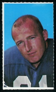 Bruce Maher 1969 Glendale Stamps football card