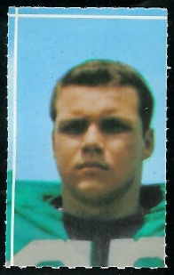 Al Atkinson 1969 Glendale Stamps football card