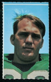 John Elliott 1969 Glendale Stamps football card