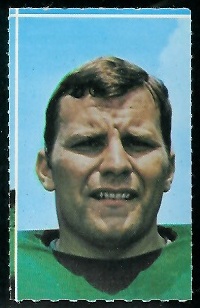 Dave Herman 1969 Glendale Stamps football card