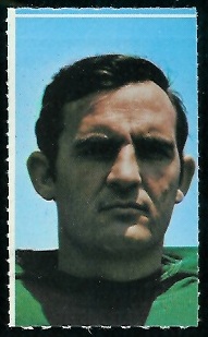 Jim Hudson 1969 Glendale Stamps football card