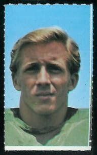 George Sauer Jr. 1969 Glendale Stamps football card