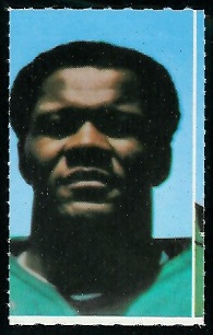 Matt Snell 1969 Glendale Stamps football card