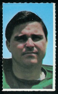 Jim Turner 1969 Glendale Stamps football card
