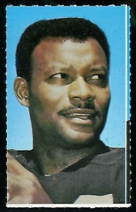 Willie Brown 1969 Glendale Stamps football card