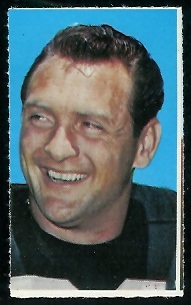 Billy Cannon 1969 Glendale Stamps football card