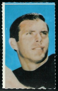 Daryle Lamonica 1969 Glendale Stamps football card