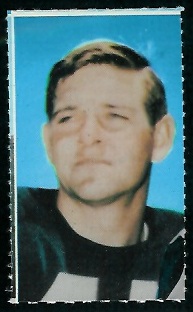 Kent McCloughan 1969 Glendale Stamps football card