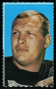 Harry Schuh 1969 Glendale Stamps football card