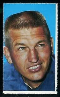 John Unitas 1969 Glendale Stamps football card