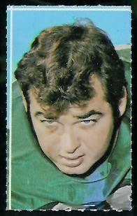 Joe Carollo 1969 Glendale Stamps football card