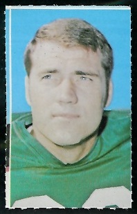 Fred Hill 1969 Glendale Stamps football card