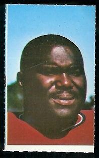 Houston Antwine 1969 Glendale Stamps football card Houston Antwine 1969 Glendale Stamps football card