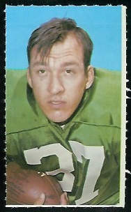 Tom Woodeshick 1969 Glendale Stamps football card