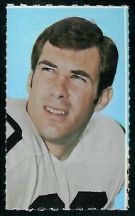 Paul Martha 1969 Glendale Stamps football card