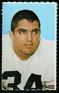 Andy Russell 1969 Glendale Stamps football card