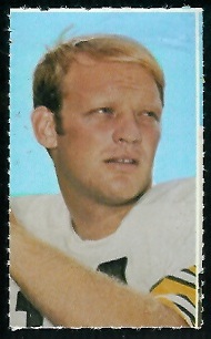 Dick Shiner 1969 Glendale Stamps football card
