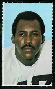 Marv Woodson 1969 Glendale Stamps football card