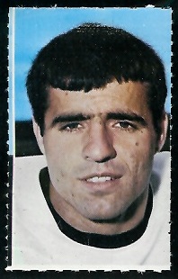 Dick Hoak 1969 Glendale Stamps football card