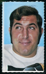 Larry Gagner 1969 Glendale Stamps football card