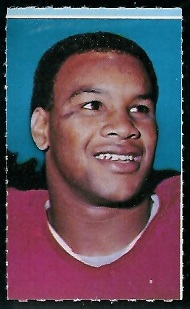 Johnny Roland 1969 Glendale Stamps football card Johnny Roland 1969 Glendale Stamps football card