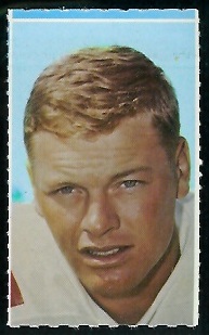 Jim Bakken 1969 Glendale Stamps football card