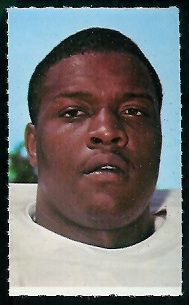 Ernie McMillan 1969 Glendale Stamps football card