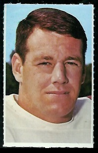 Larry Stallings 1969 Glendale Stamps football card