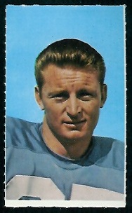 Gary Garrison 1969 Glendale Stamps football card