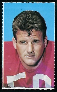 Ed Beard 1969 Glendale Stamps football card