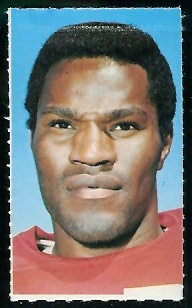 Jim Johnson 1969 Glendale Stamps football card