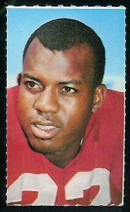 Gary Lewis 1969 Glendale Stamps football card