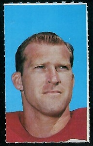 Ken Willard 1969 Glendale Stamps football card