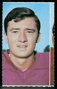 Charlie Gogolak 1969 Glendale Stamps football card Charlie Gogolak 1969 Glendale Stamps football card