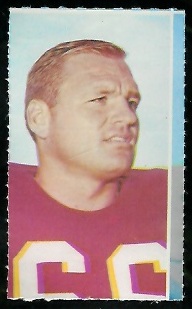 Carl Kammerer 1969 Glendale Stamps football card