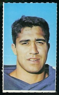 Ray Schoenke 1969 Glendale Stamps football card