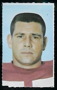 Chris Hanburger 1969 Glendale Stamps football card