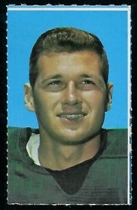 Tom Brown 1969 Glendale Stamps football card