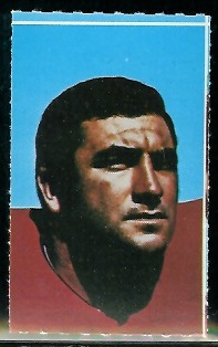 Larry Eisenhauer 1969 Glendale Stamps football card