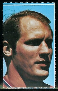 Jon Morris 1969 Glendale Stamps football card