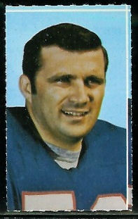 Al Bemiller 1969 Glendale Stamps football card