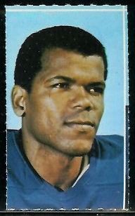 George Byrd 1969 Glendale Stamps football card