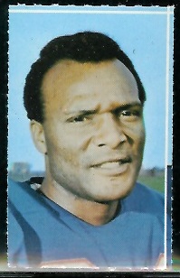 Booker Edgerson 1969 Glendale Stamps football card Booker Edgerson 1969 Glendale Stamps football card