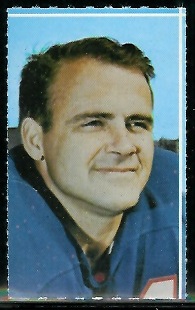 Harry Jacobs 1969 Glendale Stamps football card