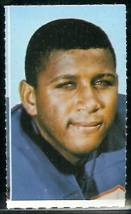 John Pitts 1969 Glendale Stamps football card