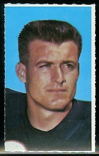 Ron Bull 1969 Glendale Stamps football card