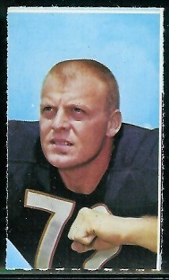 Jim Cadile 1969 Glendale Stamps football card