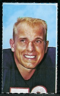 Dick Evey 1969 Glendale Stamps football card