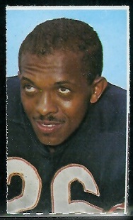 Bennie McRae 1969 Glendale Stamps football card