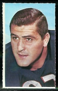 Ed O'Bradovich 1969 Glendale Stamps football card
